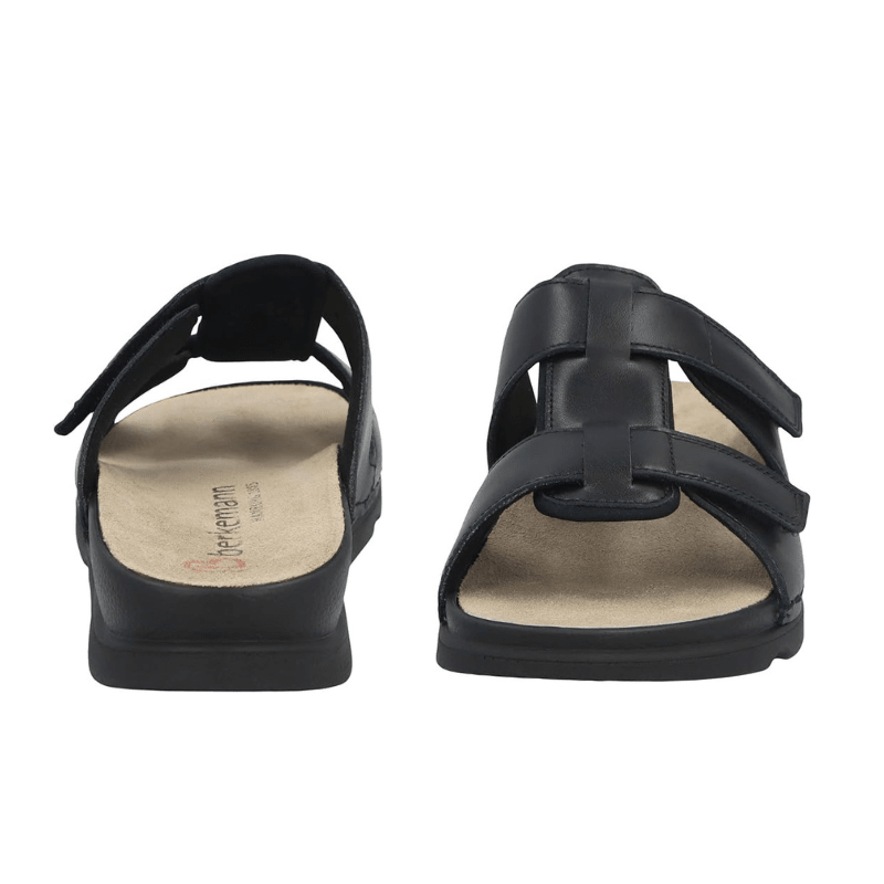 Berkemann dameslipper - Sort læder