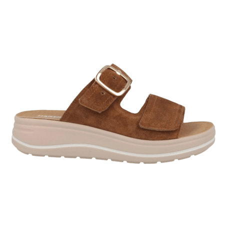 Hartjes dameslipper i rushind - Cognac