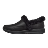 Skechers slip-in damespantoffels - Zwart