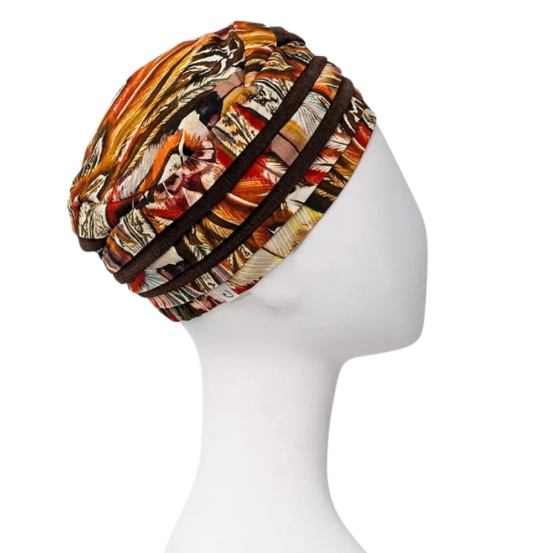 FEHLER? - 1331-4117 Shant Turban. Tribal Feathers