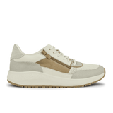 Green Comfort damesneaker - Offwhite