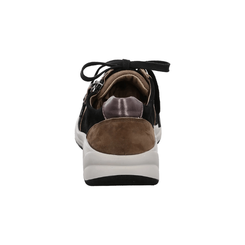 Fidelio sporty damesneaker - Sort/brun