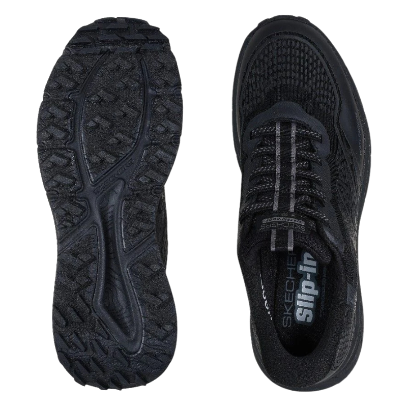 Skechers waterdichte herensneaker - Zwart