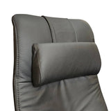 Himolla Nackenkissen, schräg, schwarzes Leder