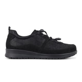 Sportlicher Schnürschuh, Schwarz, New Feet