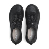 Sportlicher Schnürschuh, Schwarz, New Feet