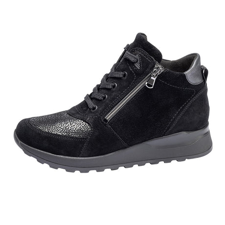 Waldläufer damestøvle i Nubuck - Sort