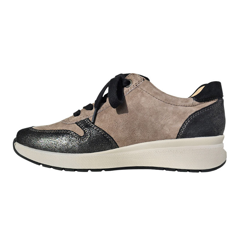 Sportlicher Sneaker, Beige/Schwarz, Fidelio