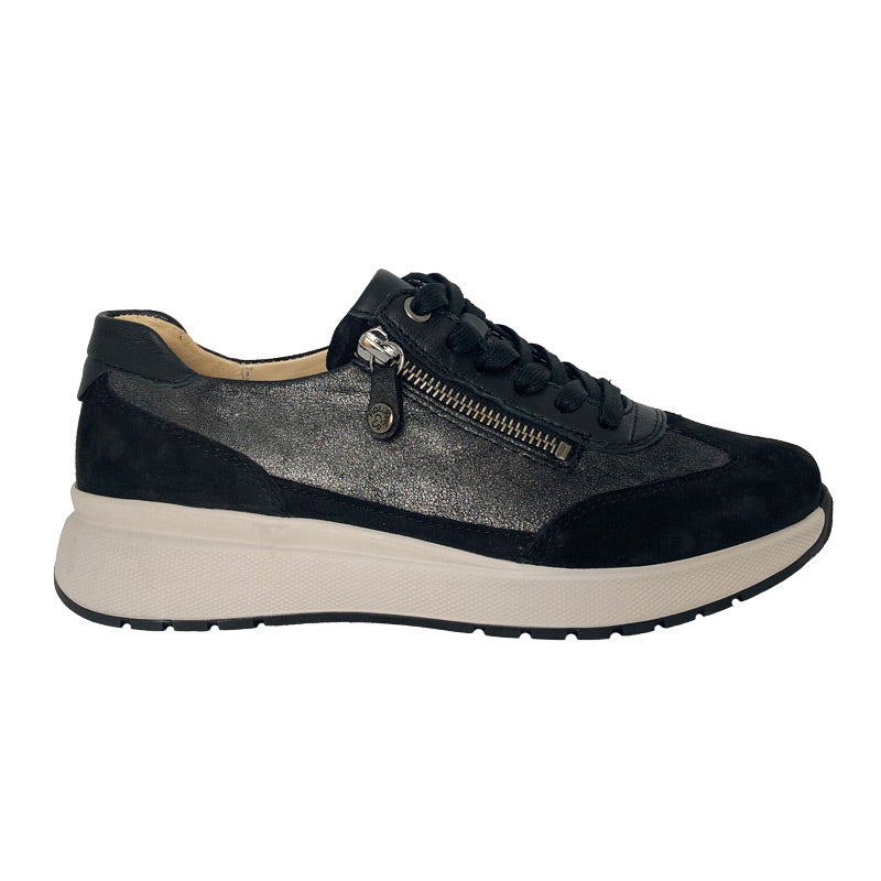 Damen-Sneaker, Schwarz, Fidelio