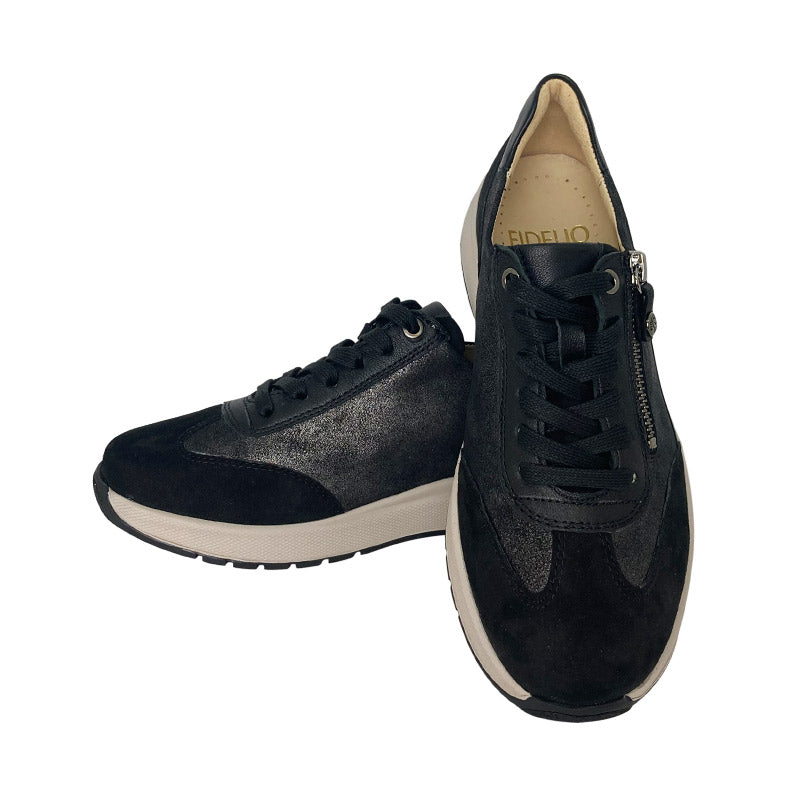 Damen-Sneaker, Schwarz, Fidelio
