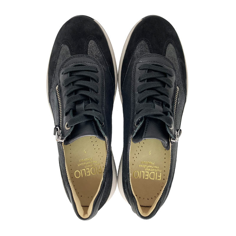 Damen-Sneaker, Schwarz, Fidelio