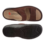 Herensandaal in nubuck, Bruin, Berkemann