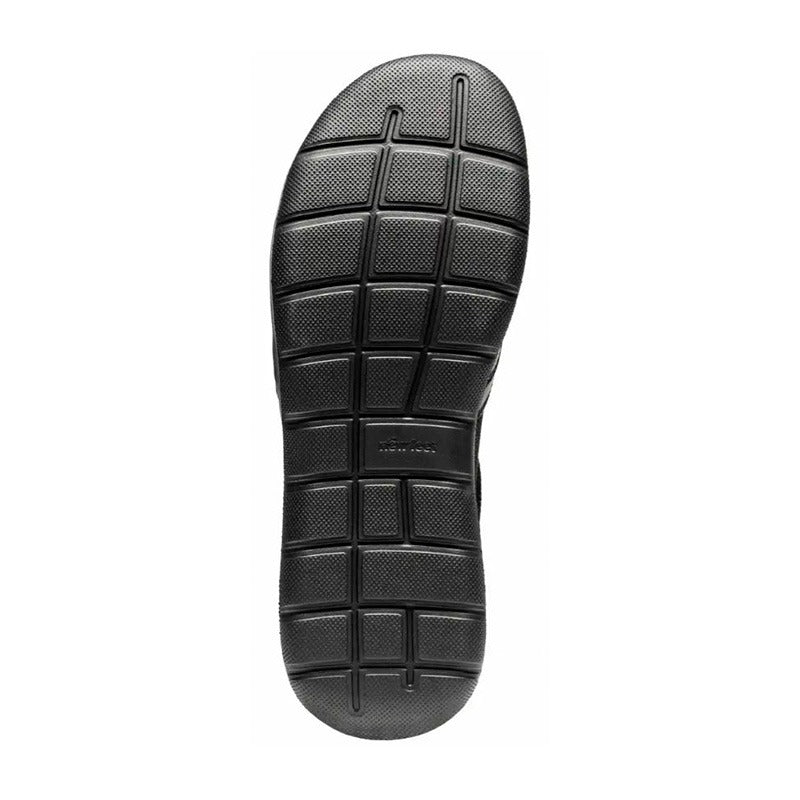 New Feet damesandal i skind - Sort