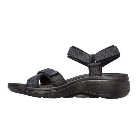 Damesandaal, Zwart, Skechers