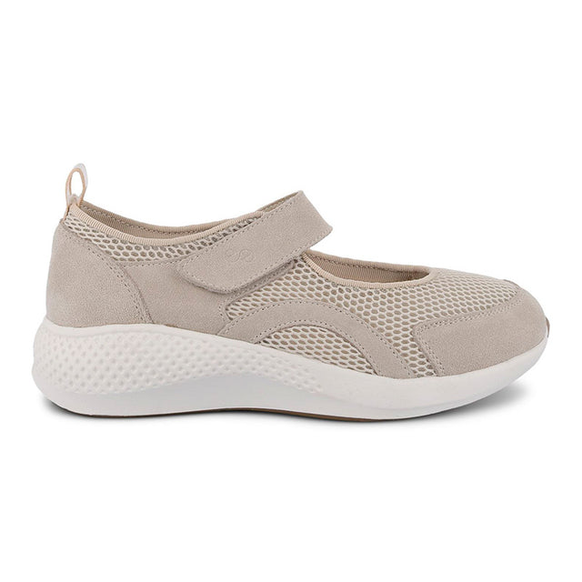 Damenschuhe mit Klettverschluss, Sand, Green Comfort