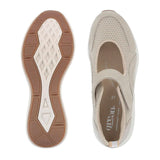 Damenschuhe mit Klettverschluss, Sand, Green Comfort