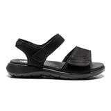 Let damesandal, Sort, New Feet