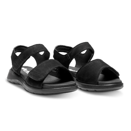 Let damesandal, Sort, New Feet