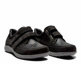 Damenschuhe mit Klettverschluss, Schwarz, New Feet
