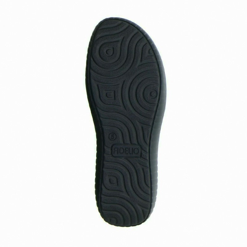 Damesschoenen in leer, Zwart, Fidelio