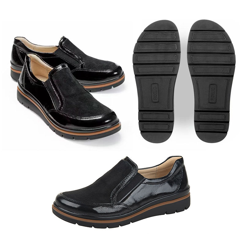 Hytteschoenen, zwart, Fidelio