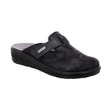 Dameslipper met stretch, Zwart, Rohde