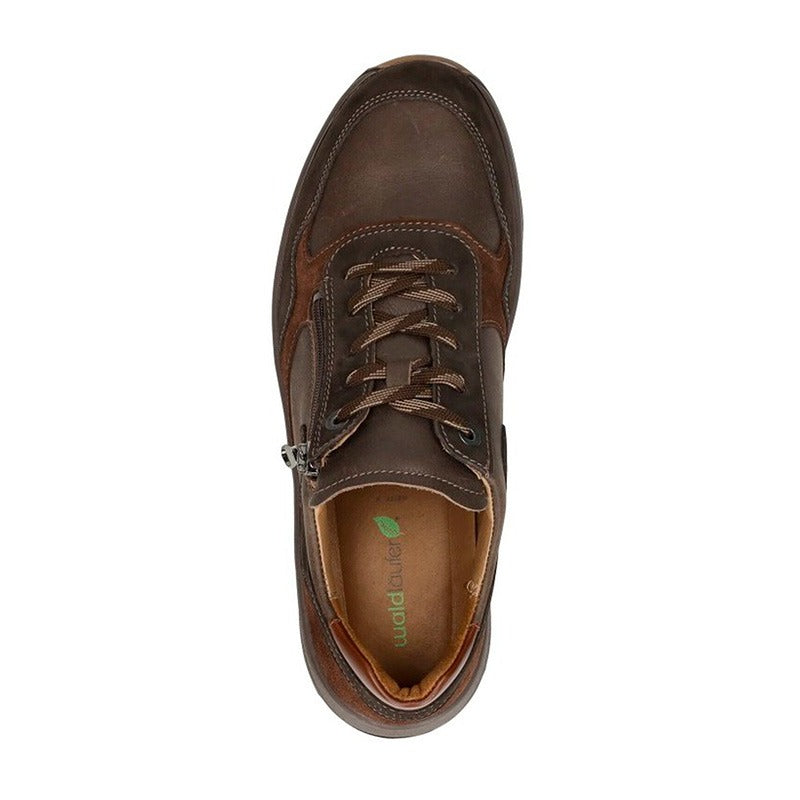 Sportieve herensneaker, Bruin, Waldläufer