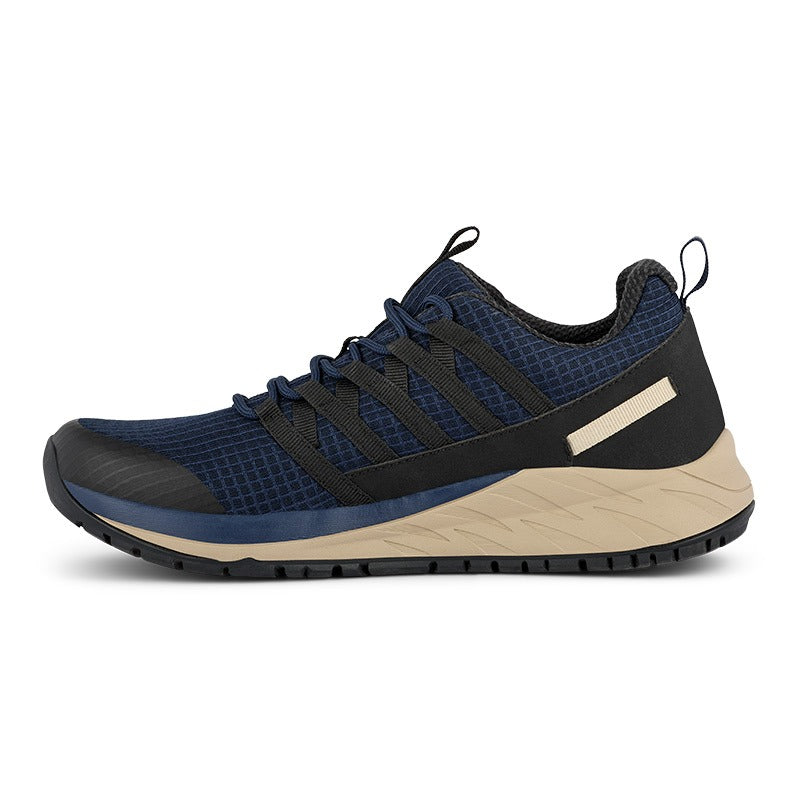 Sportieve sneaker, Marineblauw, Green Comfort