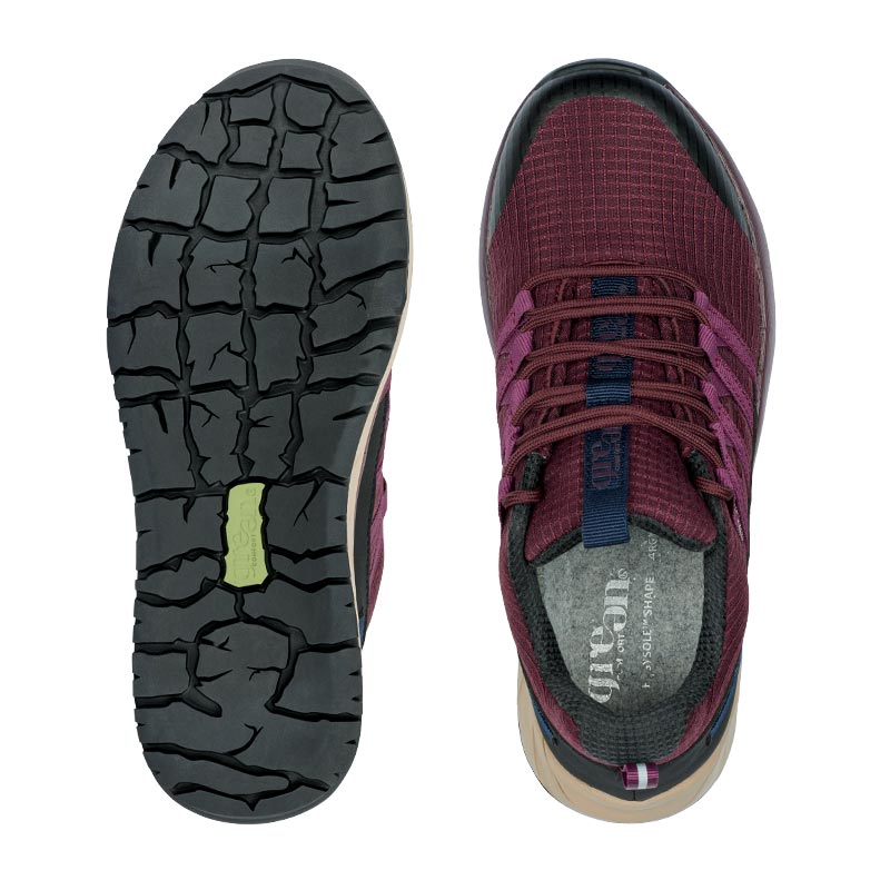 Green Comfort sporty sneaker - Vinrød