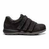 Damenschuh, Schwarzes Nubukleder, New Feet