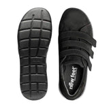 Damenschuh, Schwarzes Nubukleder, New Feet