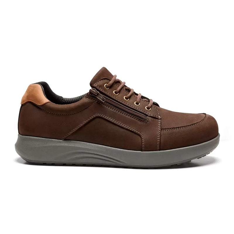 Breite Herrenschuhe, Braun, New Feet