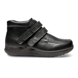 Lage herenlaars, Zwart leer, New Feet