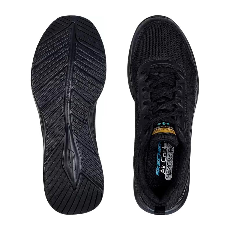 Waterdichte herensneaker, Zwart, Skechers
