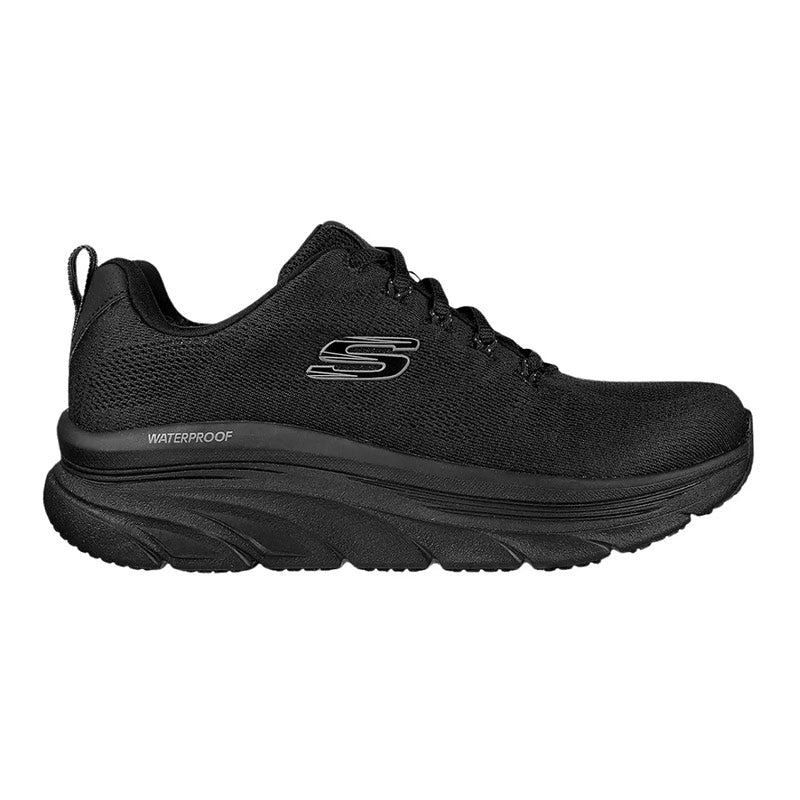 Waterdichte damessneaker, Zwart, Skechers