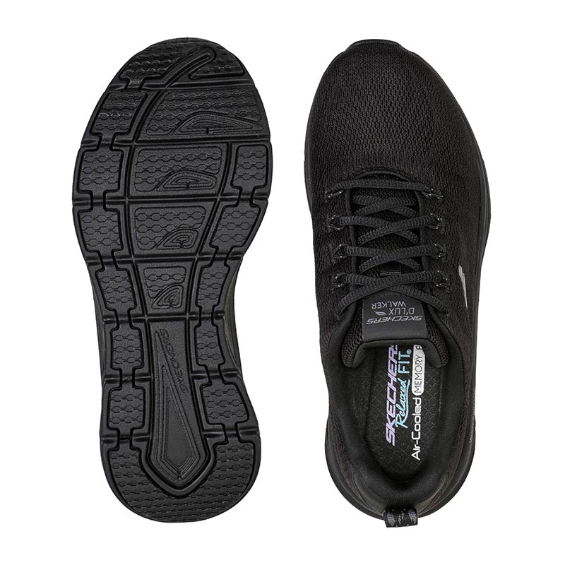 Waterdichte damessneaker, Zwart, Skechers