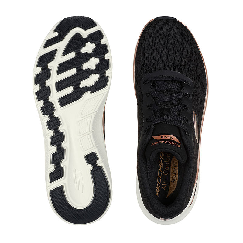 Lichte damessneaker, Zwart, Skechers