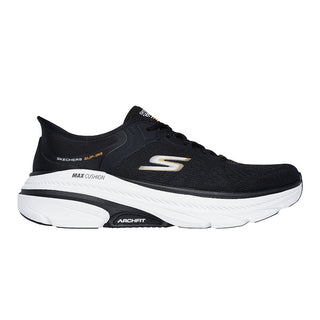 Skechers slip - in herresneaker - Sort/hvid - Seniorshop