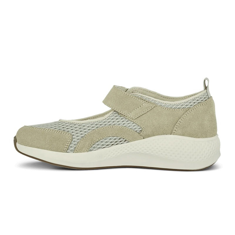 Damenschuhe mit Riemen, Grün, Green Comfort