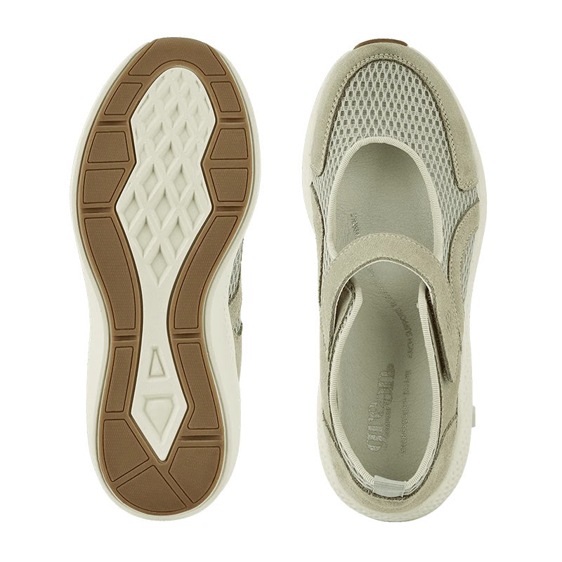 Damenschuhe mit Riemen, Grün, Green Comfort