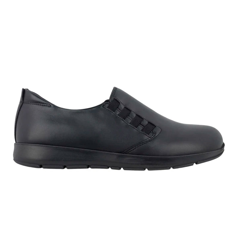 Dameloafer, Schwarz, New Feet