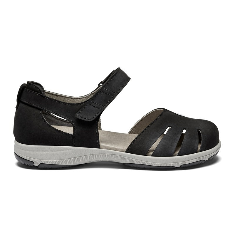 New Feet lukket damesandal - Sort