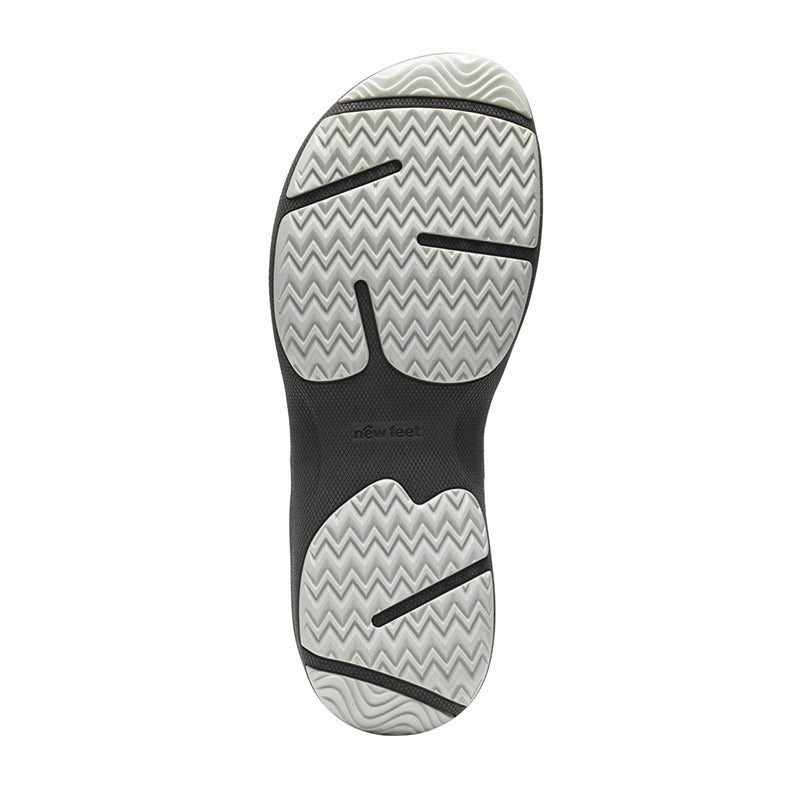 New Feet lukket damesandal - Sort