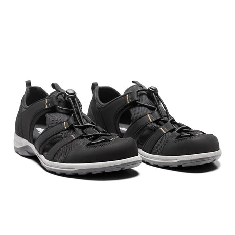Sportieve herensandaal, Zwart, New Feet