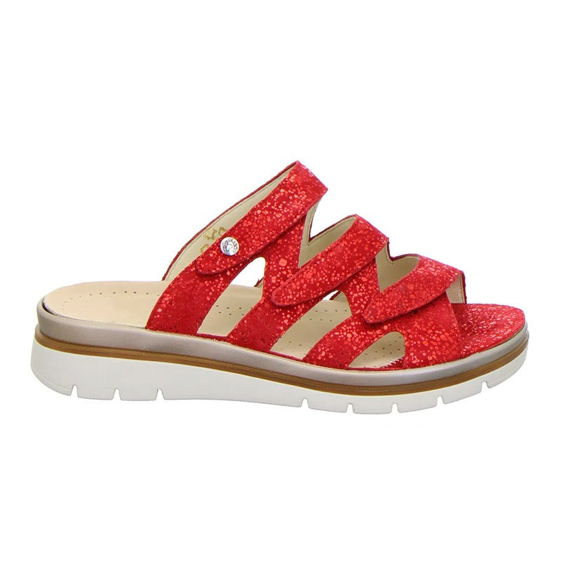 Damen-Slipper, Rot, Fidelio