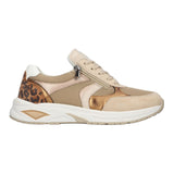 Damesneaker, Beige/Leopard, Waldläufer