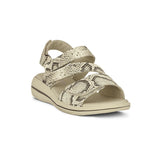 Damen-Sandale, Snake, Green Comfort