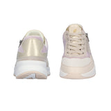 Damessneaker, Beige/lavendel, Waldläufer