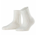 Nachtstrümpfe mit Angora - Offwhite