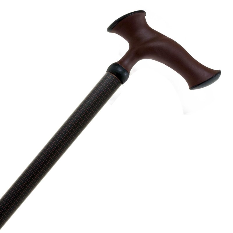 Stok med justerbar højde, anatomisk håndtag